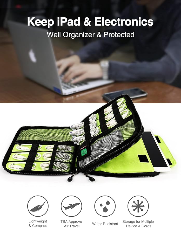 Luxtude Cord Organizer Travel, Cable Organizer Bag, Portable Electronics - Image 2