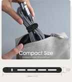 20Pcs Nearockle Silicone Cable Ties, 5.12 Inch Adjustable Cord Organizer - Image 2