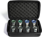 8 slots watch box, hard watch organizer case by Unknown