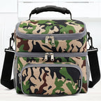 FlowFly Double Layer Cooler Insulated Lunch Bag Adult Lunch Box Large Tote Bag - Image 7
