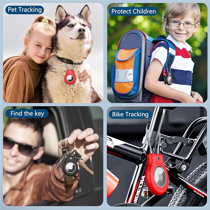 Waterproof Airtag Holder, 2 Pack Airtag Case - Image 6