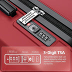SHOWKOO Luggage Sets Expandable PC+ABS Durable Suitcase Double Wheels TSA Lock - Image 4