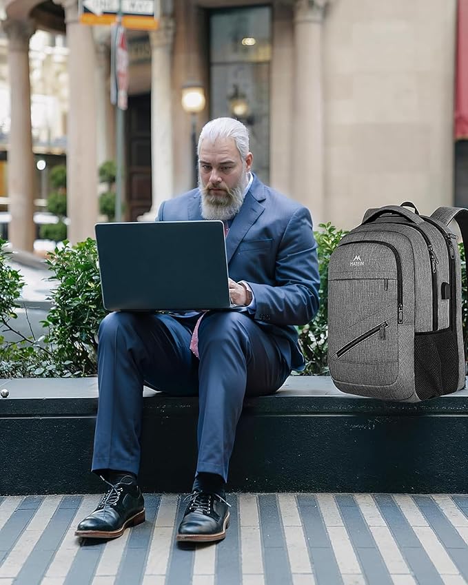 MATEIN Travel Laptop Backpack, 17 Inch Work TSA Approved Carry on Backpack - Image 9