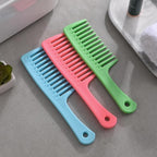 Wide Tooth comb, Large Detangling Comb for Women and Men, Durable Styling Brush for Curly, Long, Wet Hair Types - Professional Hair Care.