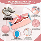 Upgrade Strong Clean Siliconic Shoe Washing Machine Bag 2 Pcs, XXXL Honeycomb - Image 2