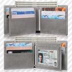 Mens Wallet Bifold Genuine Leather RFID Blocking Wallet - Image 8