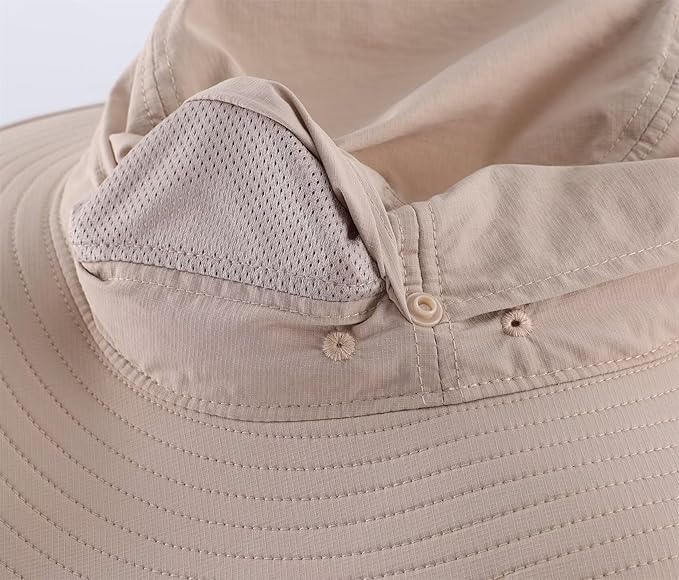 Connectyle Sun Hat for Men Women Outdoor UV Protection Safari Hat for Fishing - Image 5
