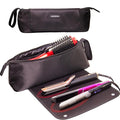 ANGENIL Hair Iron Tools Travel Bag with Heat Resistant Mat, for Curling Iron Wand, Flat Irons, Thermal Brush, Hair Dryer, 2 in 1 Portable Hot Tool Mat Hair Accessories Organizer for Women
