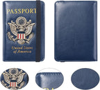 Passport Holder for Travel Passport Cover for Men Passport Wallet Case - Image 3