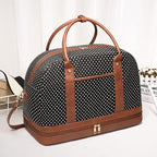 Weekender Bag for Women Canvas Overnight Bag Large Travel Tote Bag Carry on - Image 8