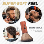 Fagaci Professional Men's Hair Trimmer & Barber Brush Neck Duster Set, Hair Trimmer Edger Zero Gap, Barber Neck Duster Brush for Hair Cutting, Cordless Hair Trimmer for Barber with Turbo Power