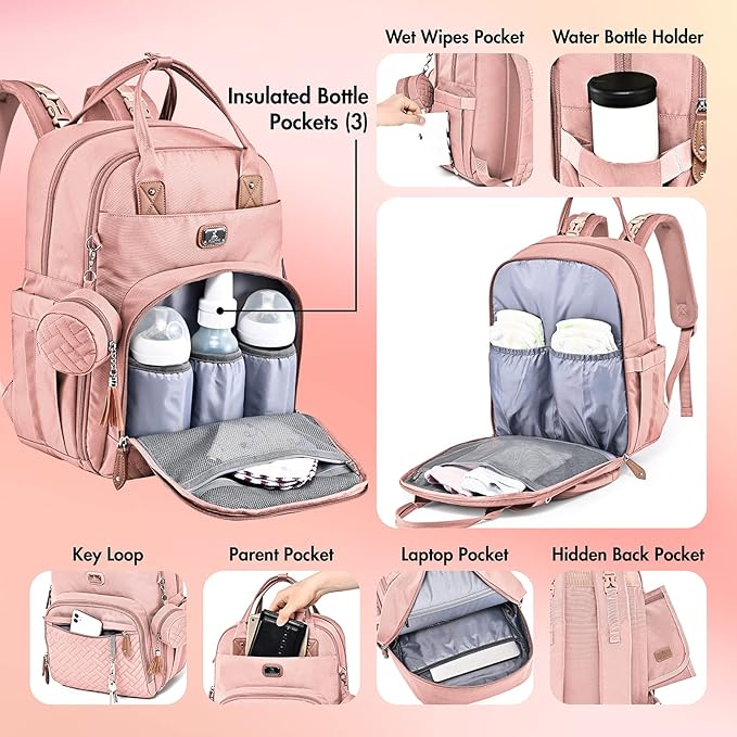 Dikaslon Diaper Bag Backpack - Image 6