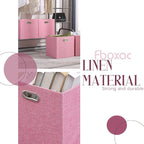 Pink Cube Storage Organizer Bins 13x13x13 Inch, 4 Pack Collapsible Organization - Image 6