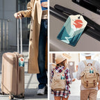 2 Pcs Mountain Sun Luggage Tags - Image 2