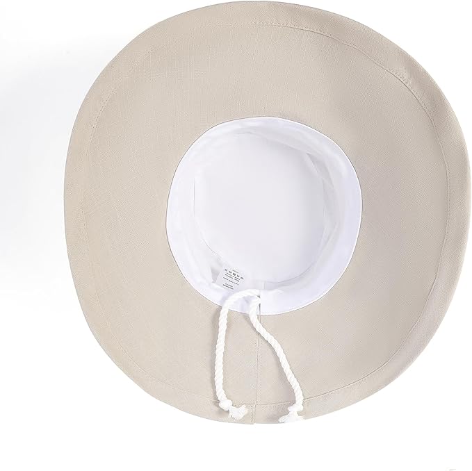 Bona Wide Brim Sun Hat for Women | 4.7" Brim, Drawstring Adjust, UPF Sun - Image 7
