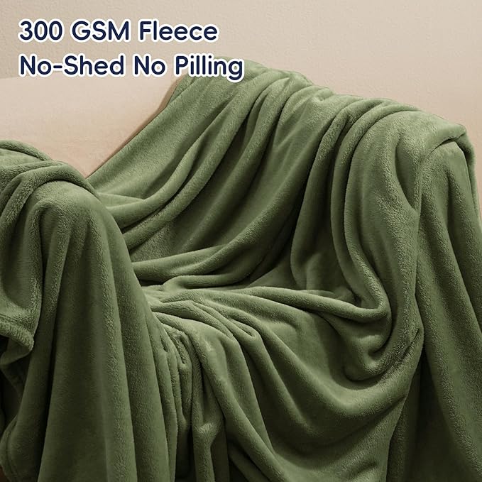 PHF Ultra Soft Fleece Blanket King Size, No Shed No Pilling Luxury Plush Cozy - Image 3