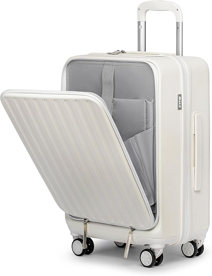 KYME 22-Inch Hardside Small Suitcase, 100% PC Hard Shell by KYME