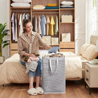 Lifewit 4 Pack Laundry Hamper Large Collapsible Laundry Baskets, Freestanding - Image 8