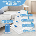 12 Pack Travel Vacuum Storage Bags - Image 4