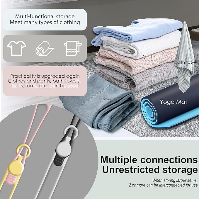 Nearockle Silicone Cable Ties Cord Organizer - Image 5