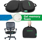 Small Travel Seat Cushion, Gel Memory Foam Seat Cushion, Supportive Butt Pillow - Image 7