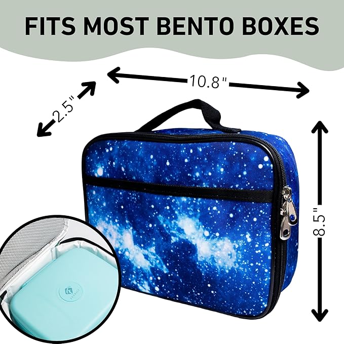 Fenrici Galaxy Lunch Box for Boys, Boy's Lunch Box for School, Insulated Lunch - Image 5