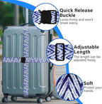 2 Pack Luggage Straps for Suitcases, Adjustable Travel Belt - Image 4