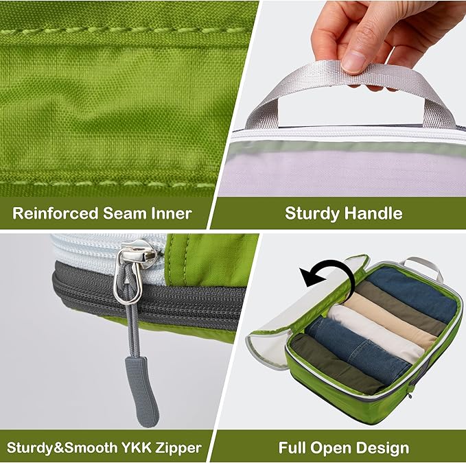 Cipway Mesh Compression Packing Cubes, Ultralight See Through Luggage Organizer - Image 6