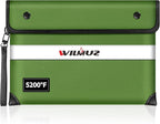 Upgraded Fireproof Document Bag 5200°F Heat Insulated, Fireproof Envelopes by Wilmuz