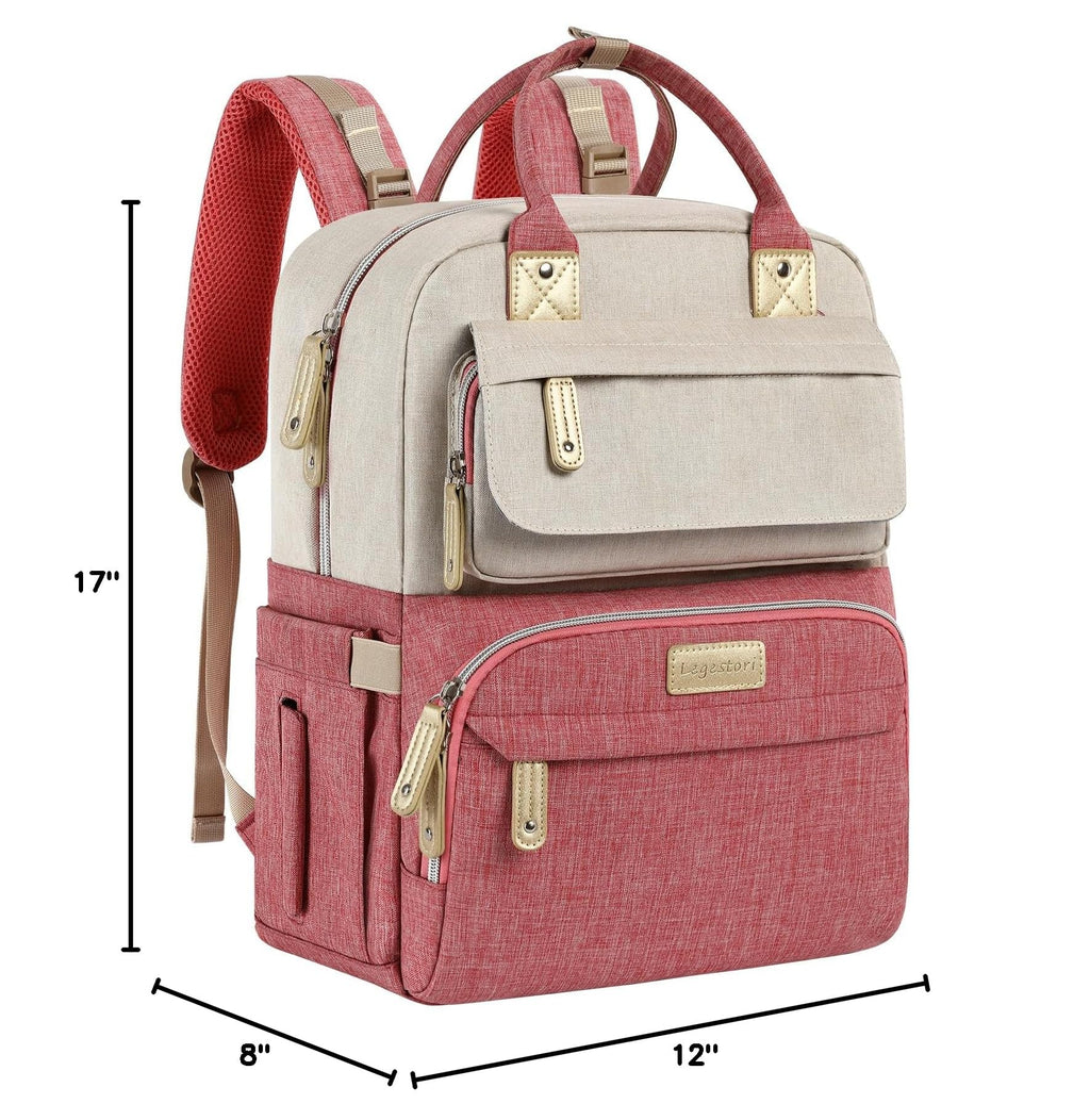 Diaper Bag Backpack (Red)
