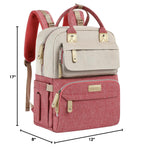 Diaper Bag Backpack (Red)