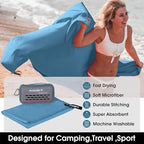 4Monster Camping Towel Super Absorbent, Quick Dry Microfiber Travel Towel - Image 2
