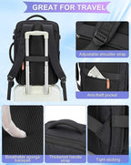 42L Travel Laptop Backpack, Expandable Carry-on Luggage, Anti-Theft Business - Image 6