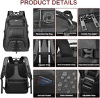 TSA Friendly Travel Laptop Backpack 18.4 inch XXXL Gaming Backpack - Image 3