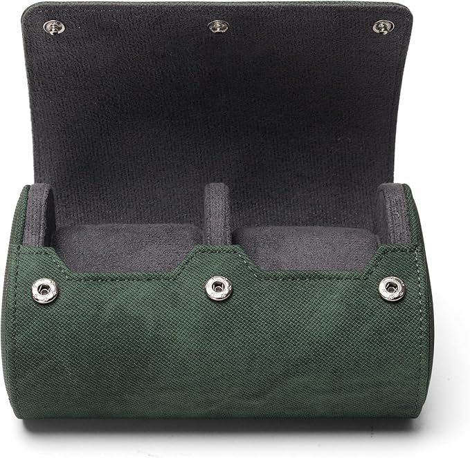 Longjet Watch Roll Travel Case for Men Portable Watches Organizer Box - Image 7