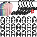 36 Pcs Travel Hangers Portable Foldable Travel Hanger Organizer, Plastic Cruise by Besslly
