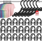 36 Pcs Travel Hangers Portable Foldable Travel Hanger Organizer, Plastic Cruise by Besslly