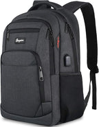 Black Backpack for School, School Backpack for Boys Girls Teens, Backpacks for by BAGEIRA
