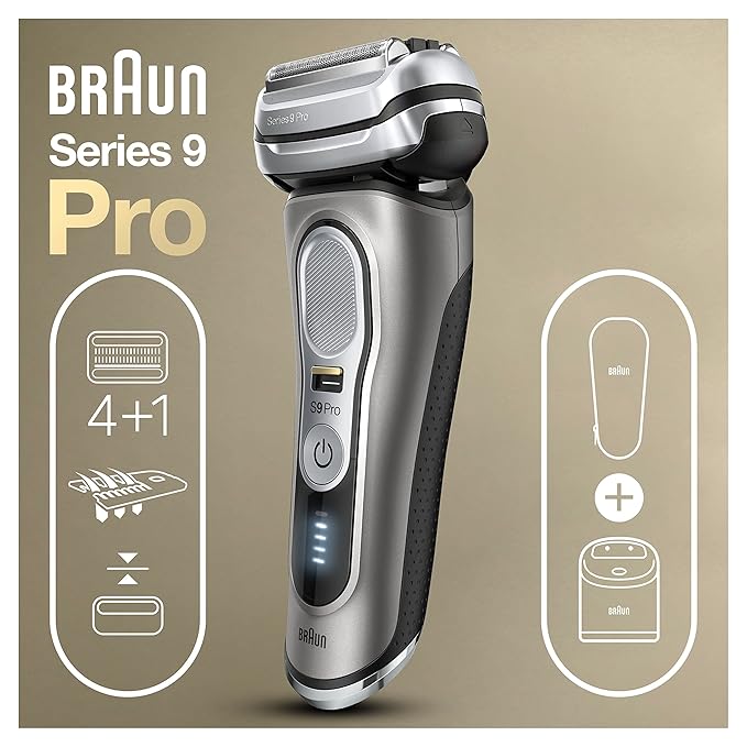 Braun Electric Razor for Men, Series 9 Pro 9465cc Wet & Dry Electric Foil Shaver - Image 11