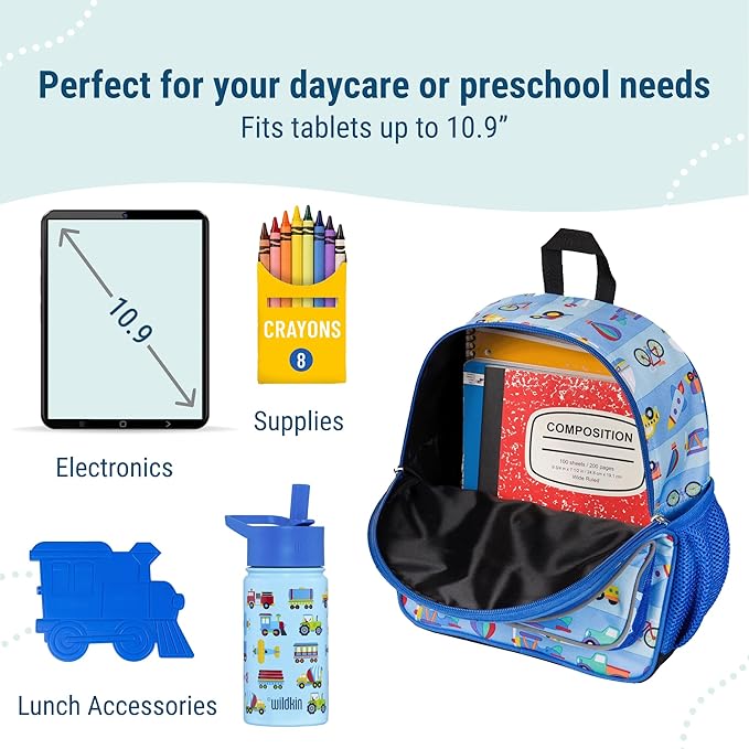 Wildkin 12-inch Kids Backpack – Padded, Adjustable - Image 5