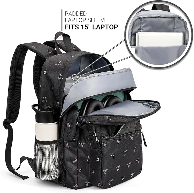 ZORFIN 26L Backpack for College, and Travel: Water Resistant Bookbag - Image 4