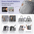 RUVALINO Diaper Bag Backpack, Large Capacity, Waterproof - Image 6