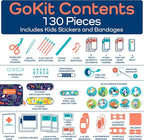 KeepGoing Travel First Aid Kit for Kids – 130 Pc. for Car, Diaper Bag & Backpack - Image 6