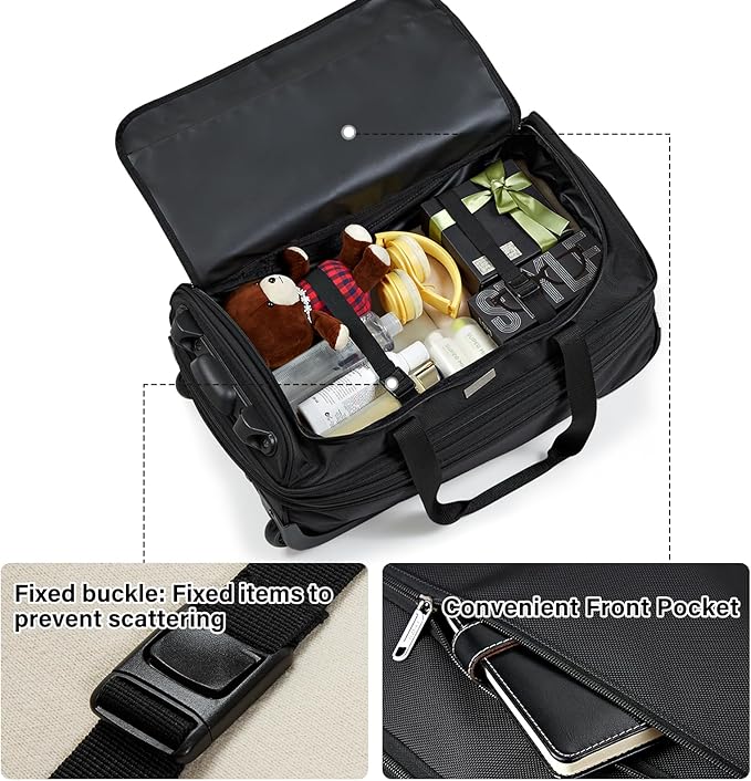 Hanke Expandable Carry On Luggage Suitcases - Image 4