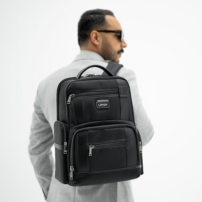Laptop Business Backpack for Men & Women, Work Backpack Fits 15.6 Inch - Image 2