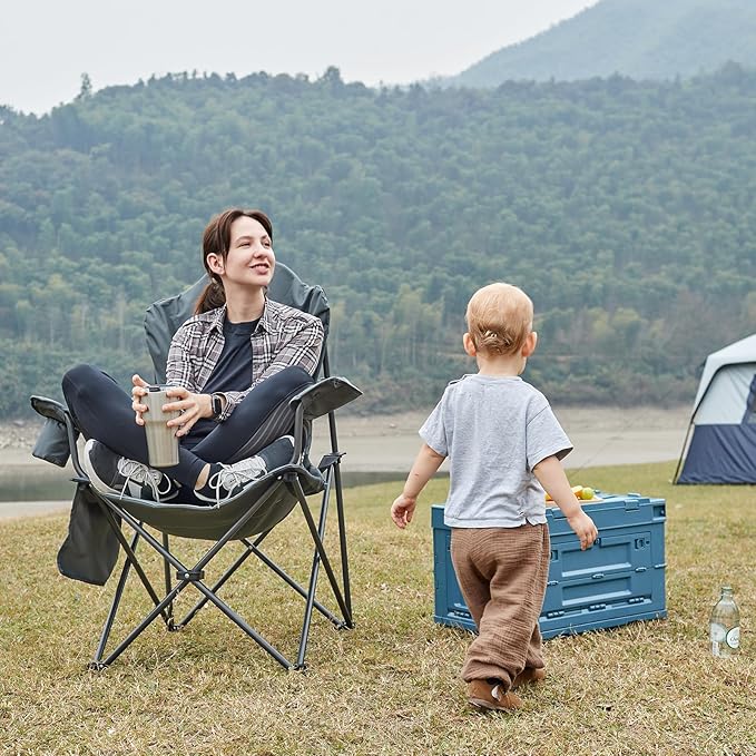 EVER ADVANCED Folding Camping Chair - Image 6