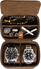 ROTHWELL 2 Watch Travel Case Storage Organizer by RothwellSanFrancisco