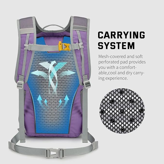 SKYSPER Small Hiking Backpack, 20L Lightweight Travel Backpacks Hiking Daypack - Image 2