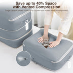 4 Pack Compression Storage Bags - 110L Large Capacity Comforter Storage Bag - Image 3