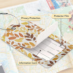 Hello Fall Luggage Tag for Suitcase, Autumn Leaves Design - Image 4